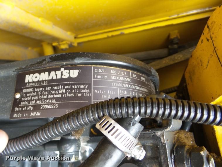 image for item K6497 2006 Komatsu GD655 motor grader