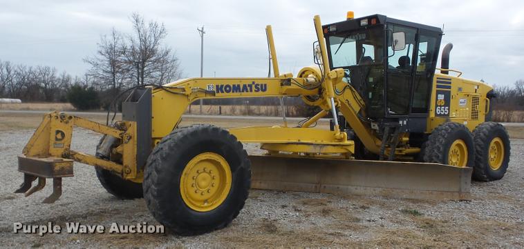 image for item K6498 2009 Komatsu GD655 motor grader