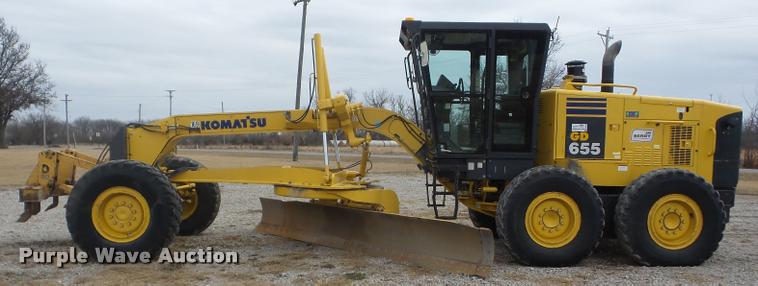 image for item K6498 2009 Komatsu GD655 motor grader