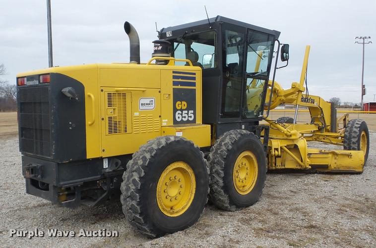 image for item K6498 2009 Komatsu GD655 motor grader