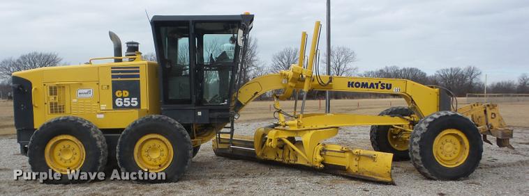 image for item K6498 2009 Komatsu GD655 motor grader