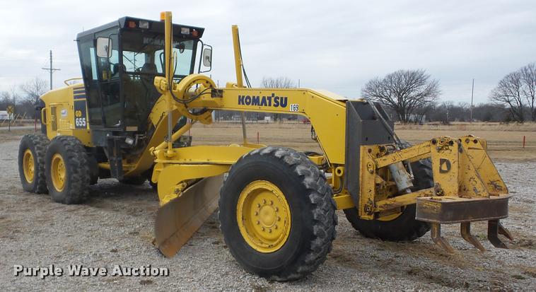 image for item K6498 2009 Komatsu GD655 motor grader
