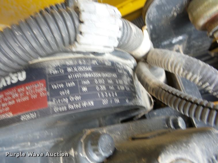 image for item K6498 2009 Komatsu GD655 motor grader