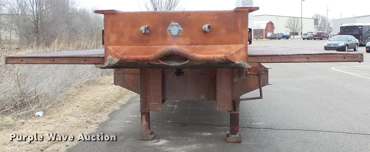 image for item K8044 1984 Aztec drop deck equipment trailer
