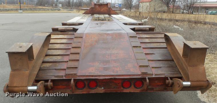 image for item K8044 1984 Aztec drop deck equipment trailer