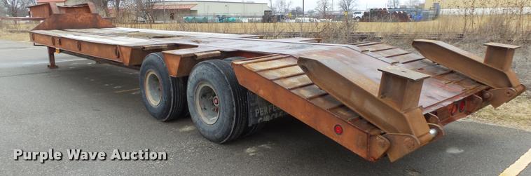 image for item K8044 1984 Aztec drop deck equipment trailer