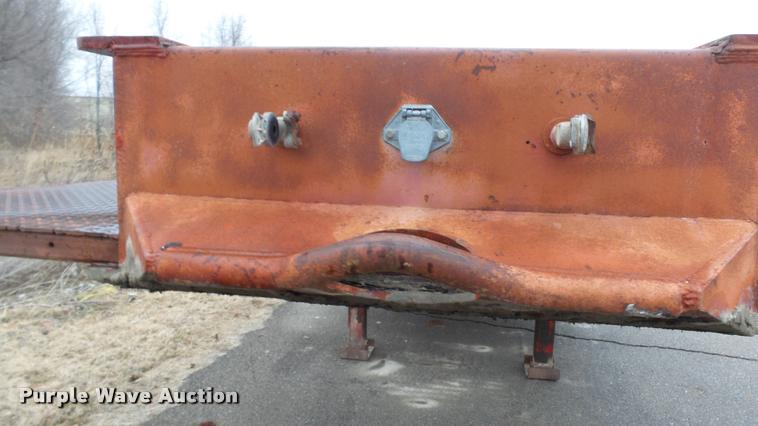 image for item K8044 1984 Aztec drop deck equipment trailer