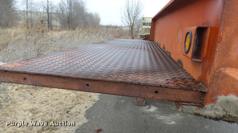 image for item K8044 1984 Aztec drop deck equipment trailer