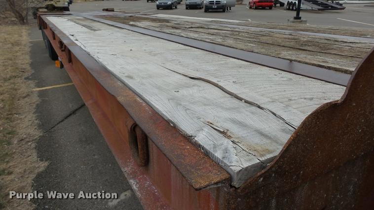 image for item K8044 1984 Aztec drop deck equipment trailer