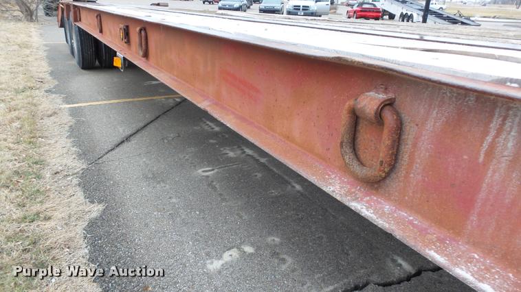 image for item K8044 1984 Aztec drop deck equipment trailer