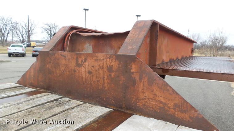 image for item K8044 1984 Aztec drop deck equipment trailer