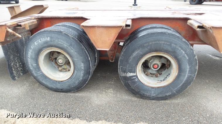 image for item K8044 1984 Aztec drop deck equipment trailer