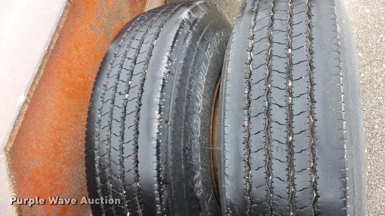 image for item K8044 1984 Aztec drop deck equipment trailer