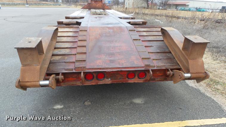 image for item K8044 1984 Aztec drop deck equipment trailer