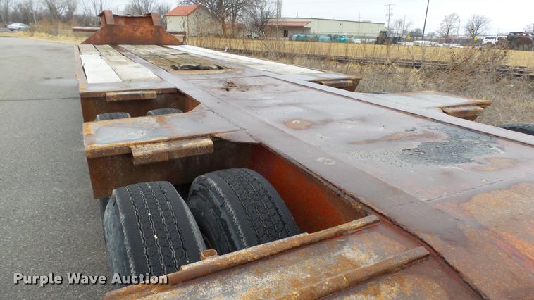 image for item K8044 1984 Aztec drop deck equipment trailer