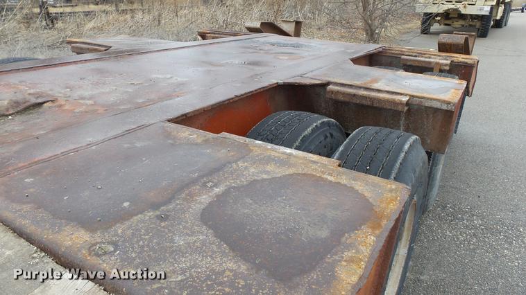 image for item K8044 1984 Aztec drop deck equipment trailer