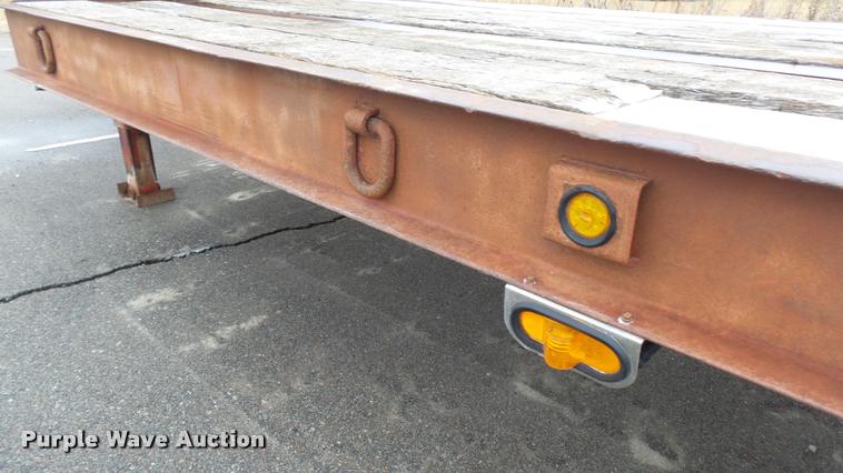 image for item K8044 1984 Aztec drop deck equipment trailer