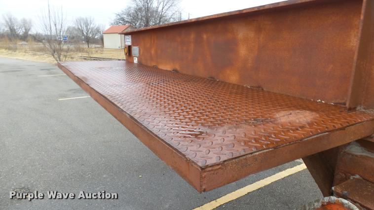 image for item K8044 1984 Aztec drop deck equipment trailer