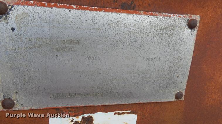 image for item K8044 1984 Aztec drop deck equipment trailer