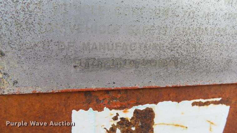 image for item K8044 1984 Aztec drop deck equipment trailer