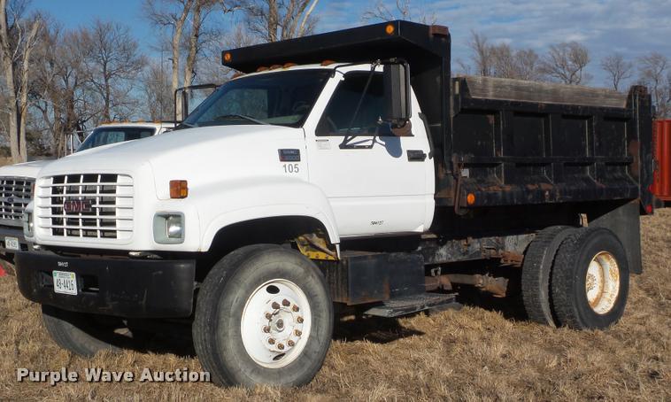 image for item L5146 1998 GMC C6500 dump truck