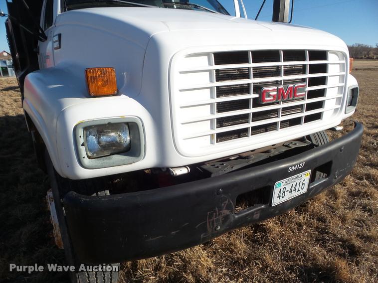 image for item L5146 1998 GMC C6500 dump truck