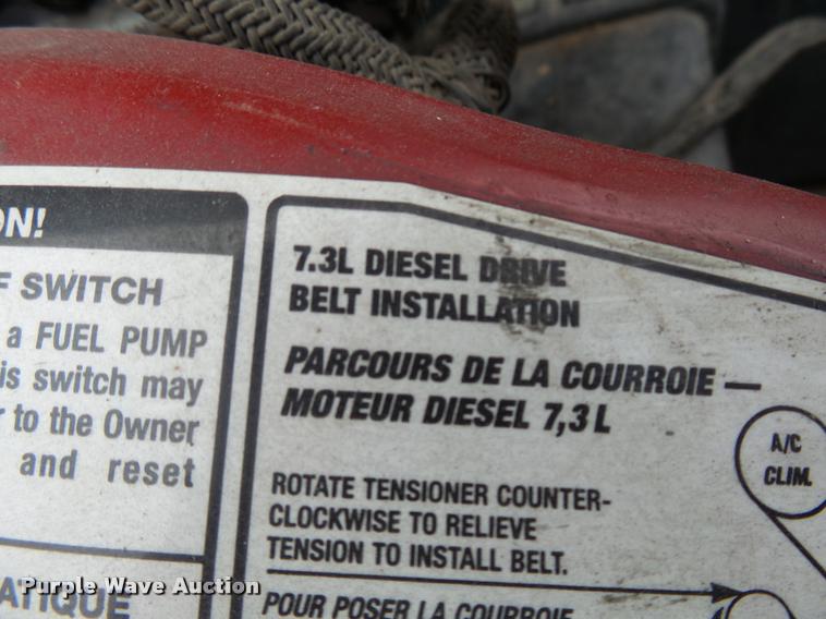 image for item L7227 2000 Ford F450 Super Duty XL Crew Cab flatbed truck