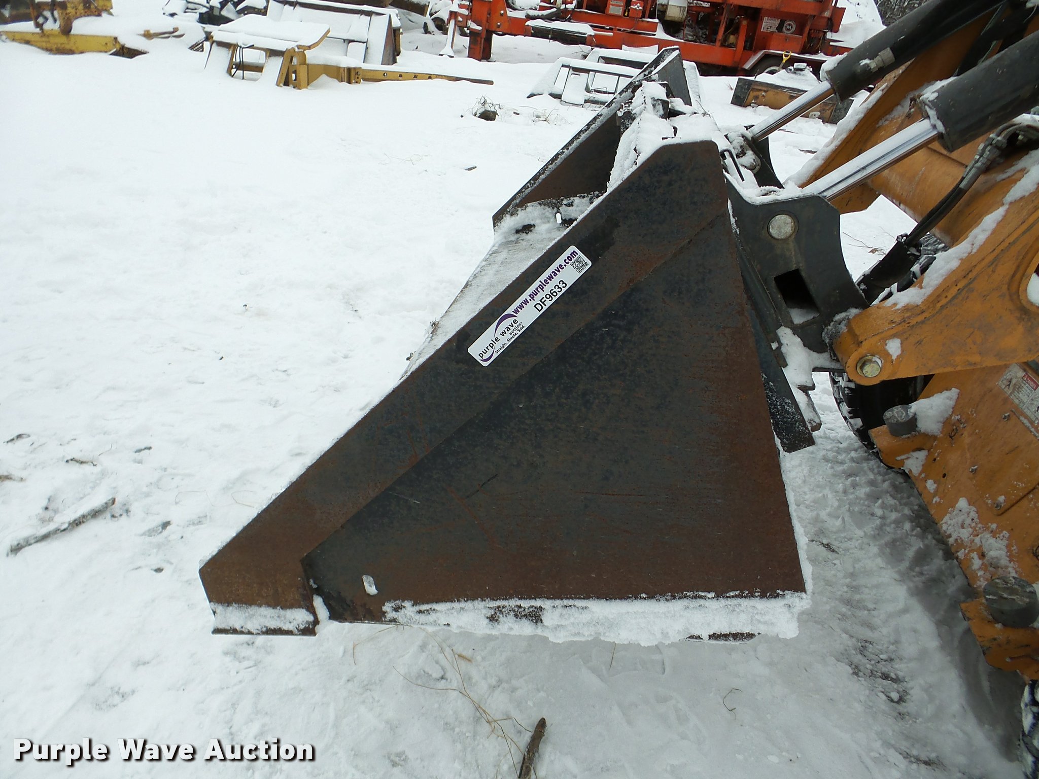 Skid steer bucket in Rochester, MN Item DF9633 sold Purple Wave