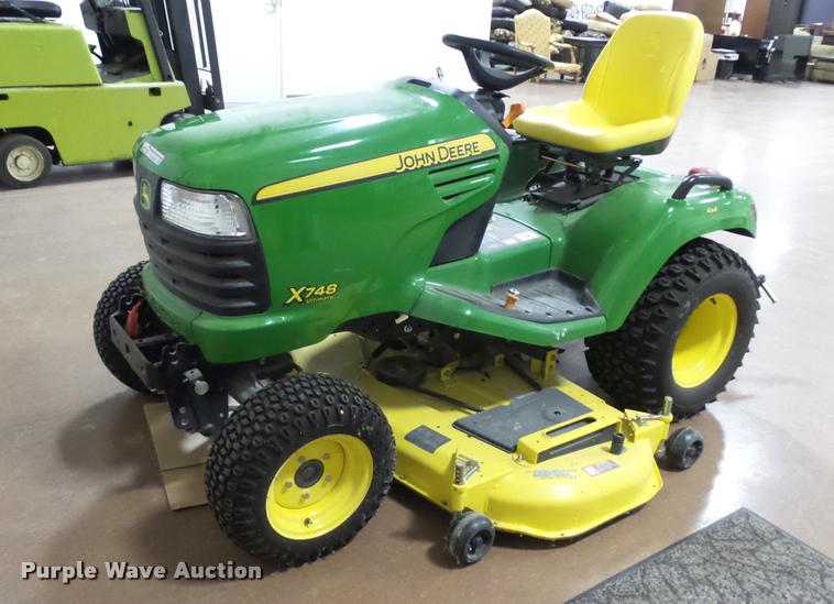 image for item BU9223 John Deere X748 Ultimate lawn mower