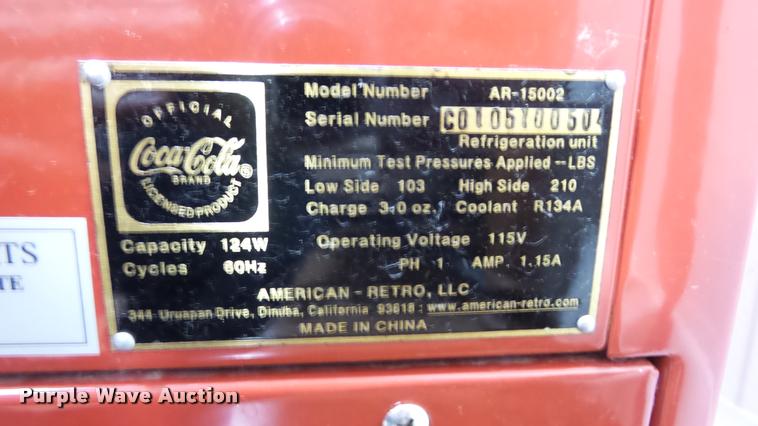 image for item BU9243 Coca Cola ice box