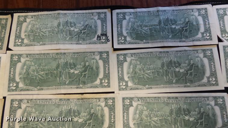 image for item DJ9251 (44) two dollar bills