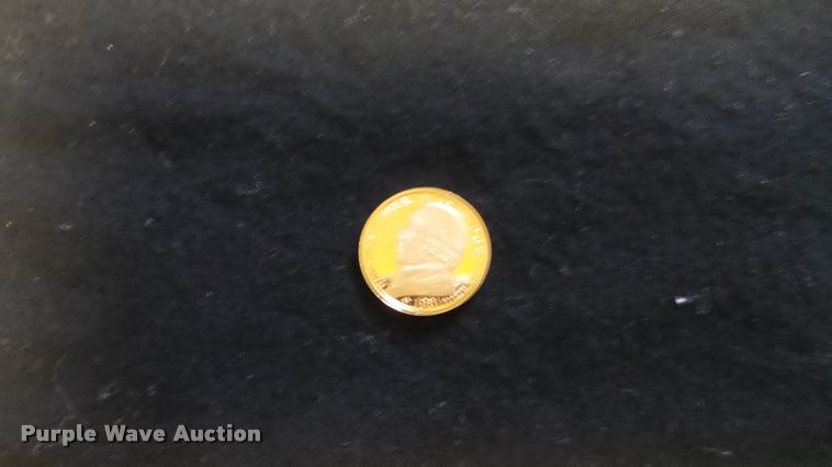 image for item DJ9252 1981 Adam Smith gold coin