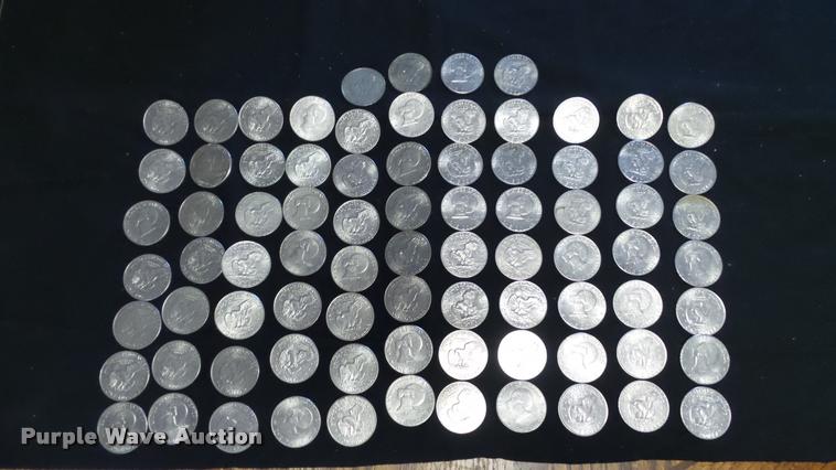 image for item DJ9253 (81) Eisenhower dollar coins