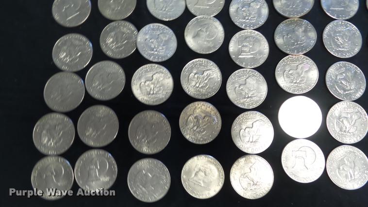 image for item DJ9253 (81) Eisenhower dollar coins