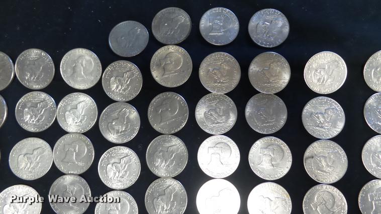 image for item DJ9253 (81) Eisenhower dollar coins