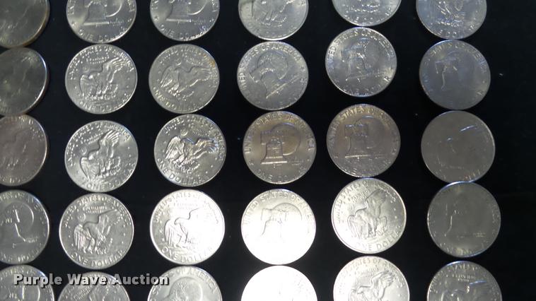 image for item DJ9253 (81) Eisenhower dollar coins