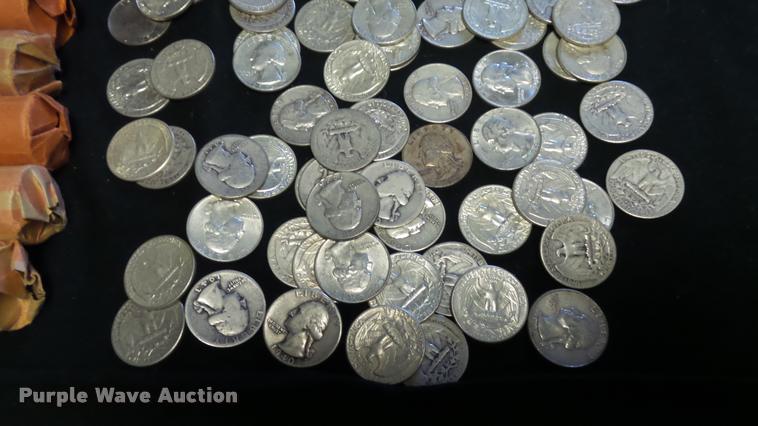 image for item DJ9261 Pre 1964 silver quarters