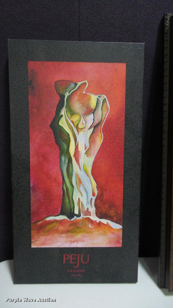 image for item DJ9285 (2) pieces of framed art work