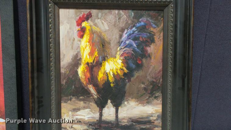 image for item DJ9285 (2) pieces of framed art work