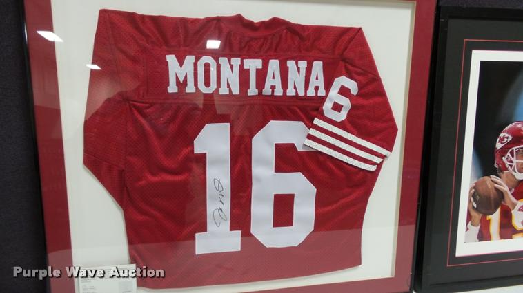 image for item DJ9287 (2) Joe Montana framed pieces