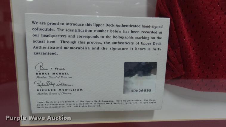 image for item DJ9287 (2) Joe Montana framed pieces