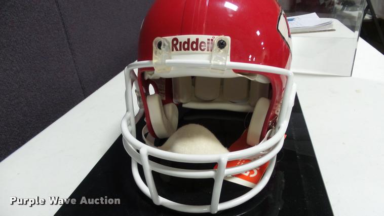 image for item DJ9295 Kansas City Chiefs autographed helmet