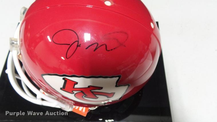 image for item DJ9295 Kansas City Chiefs autographed helmet