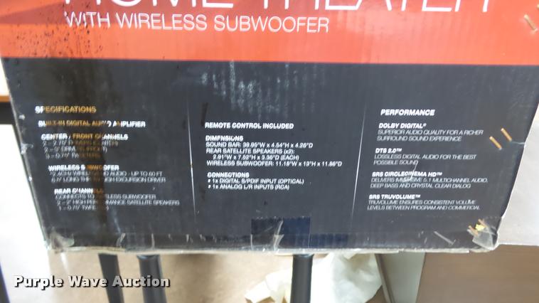 image for item DJ9308 Vizio 5.1 surround sound home theater system