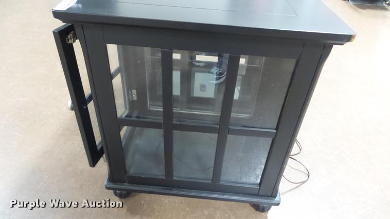 image for item DJ9314 (2) lighted side cabinets/tables