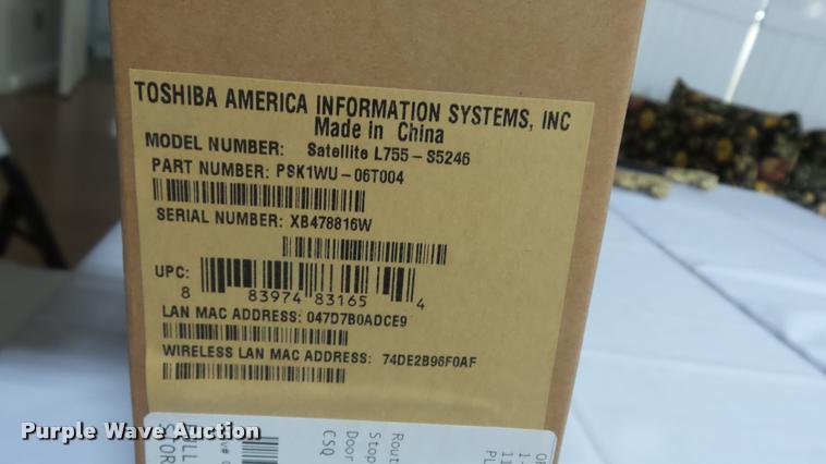 image for item DJ9363 Toshiba Satellite Pro L750 laptop