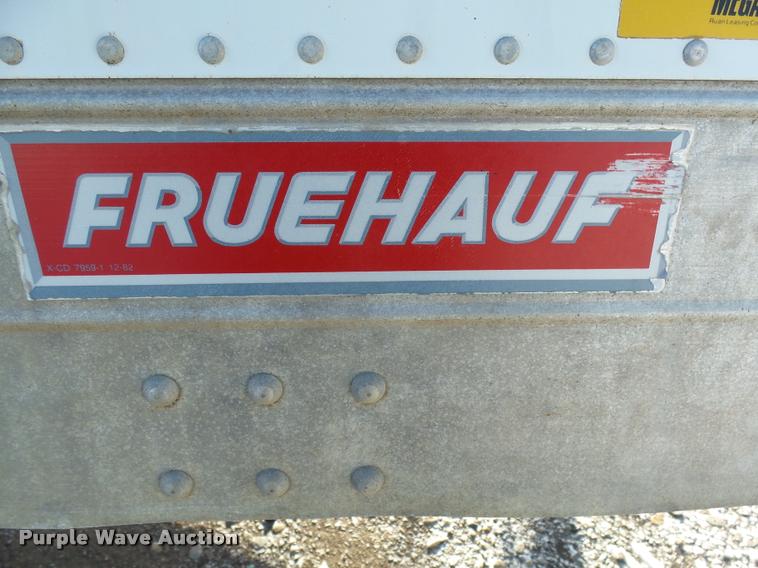 image for item AL9041 1989 Fruehauf nurse tank van trailer
