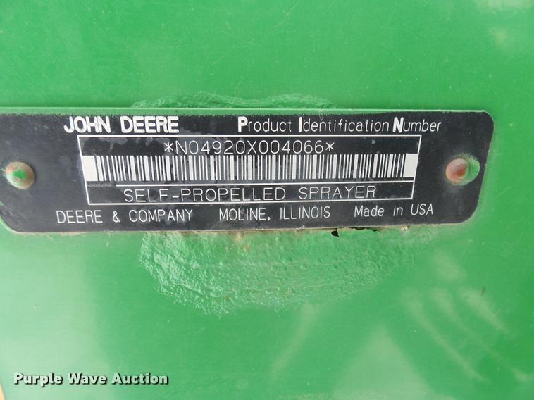 image for item AL9047 2006 John Deere 4920 self-propelled sprayer
