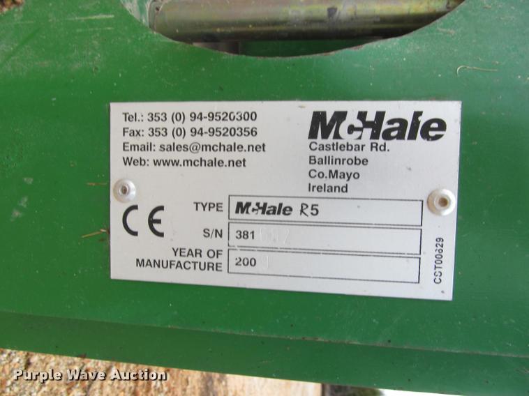 image for item BT9116 2009 Mchale R5 bale grapple