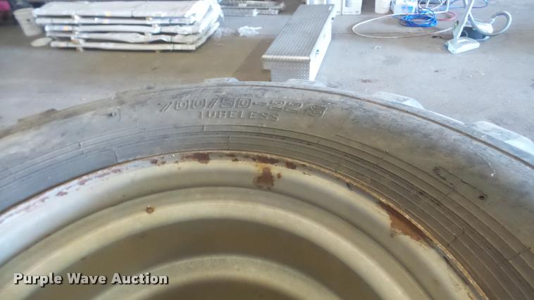 image for item BU9357 (2) Alliance 700/50-22.5 tires and wheels